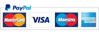 Credit card payment accepted via PayPal
